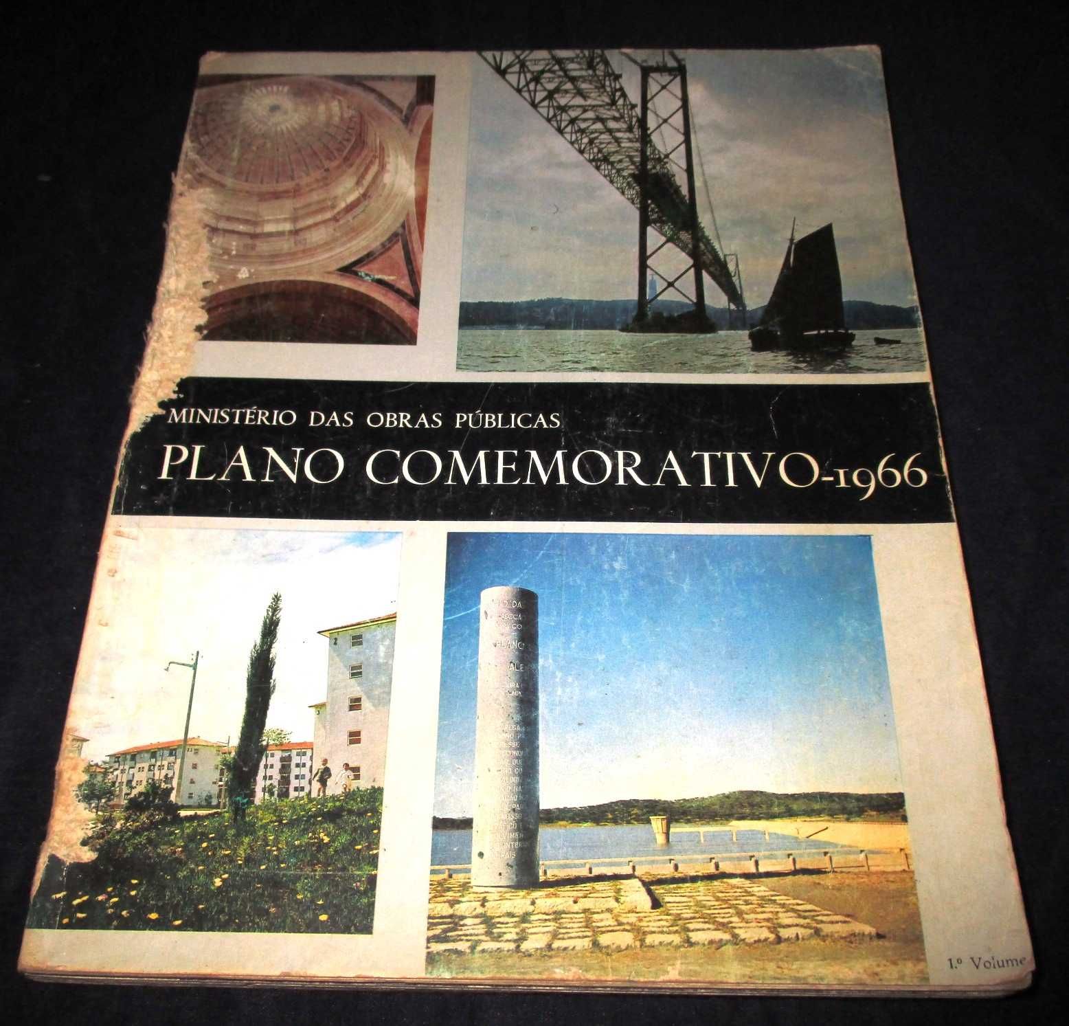 Livro Plano Comemorativo 1966 Ministério das Obras Públicas