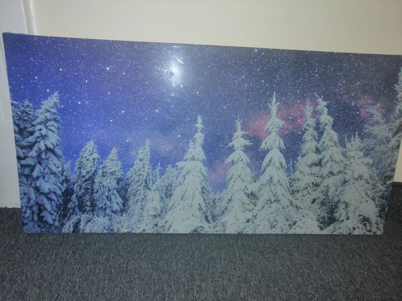 Nowy zafoliowany obraz LED 40cm x 80cm