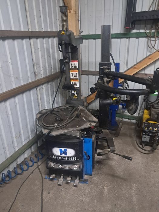 Sprzedam cały zestaw wulkanizacji! Montażownica i wyważarka