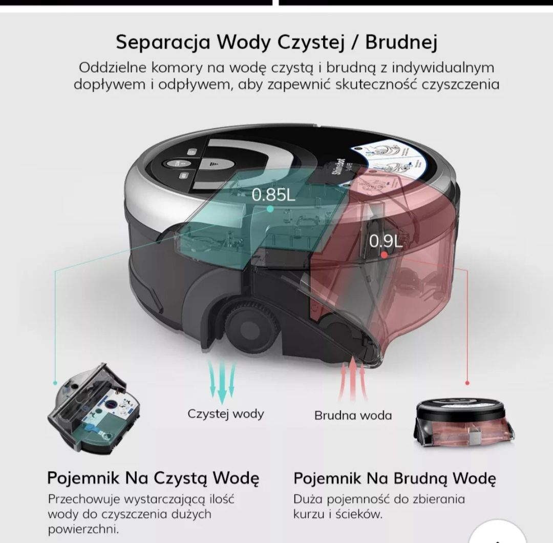Robot do mycia podłóg ILIFE W400. Odkurzacz myjący
