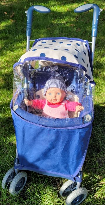 Wózek spacerówka dla lalki Mamas&papas + lalka bobas