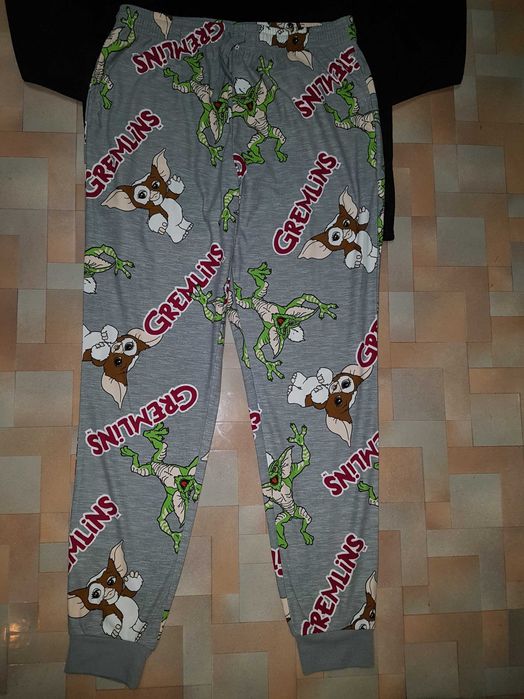 Теплый комплект микровелюр-флис Gremlin Primark пижама р-р М