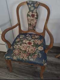 Krzesło antyczne fotel  tron antyk drewno