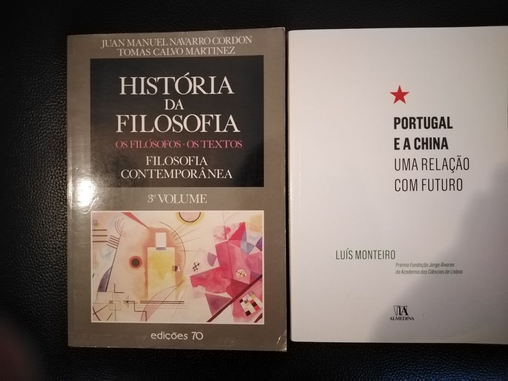 Livros de ciências sociais.