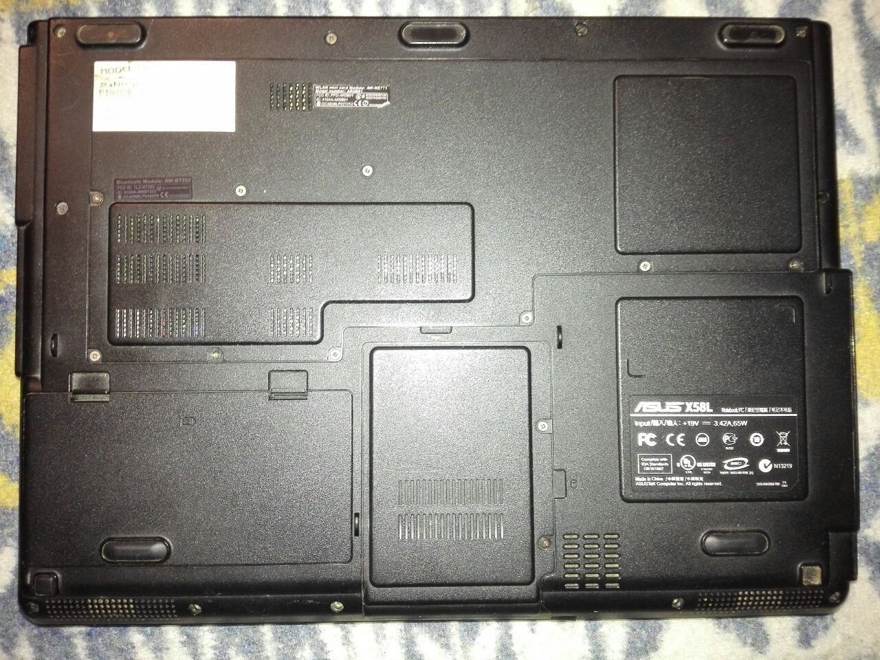 Ноутбук Asus X58L на запчасти, или под восстановление