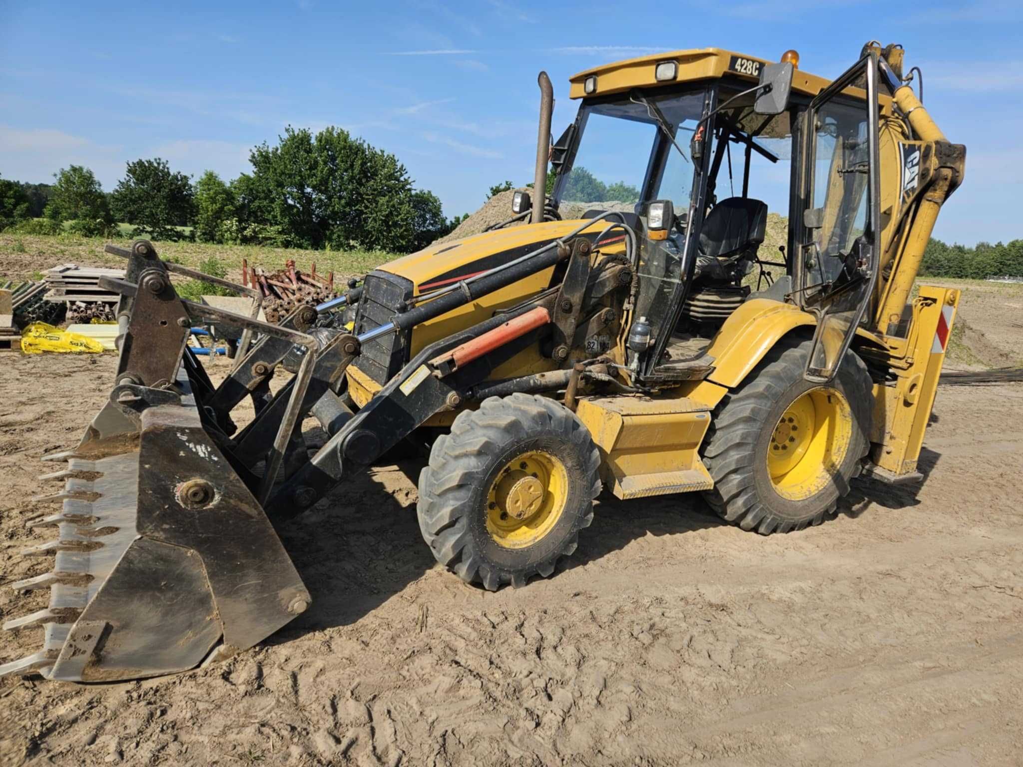 Koparko Ładowarka CAT 428C