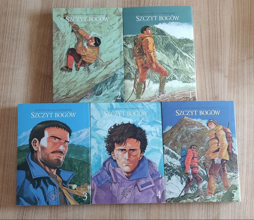 Szczyt bogów 1-5 Taniguchi (manga)