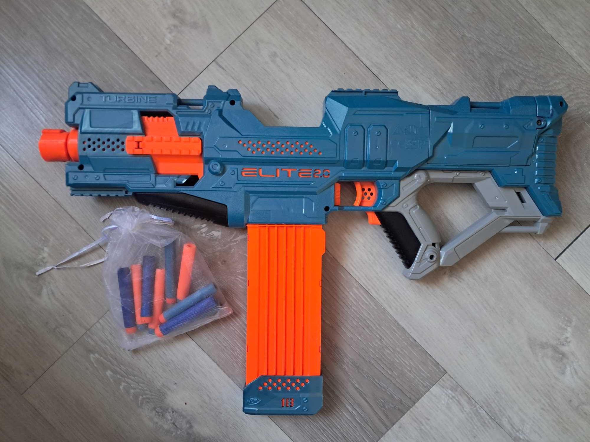 Nerf trilogy DS-15 seria n-strike elite + gratis Nerf elite 2.0