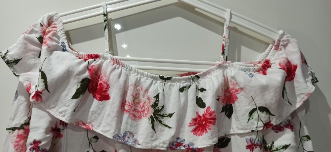 Bluzka H&M hiszpanka dziewczęca r. 158 letnia, lato