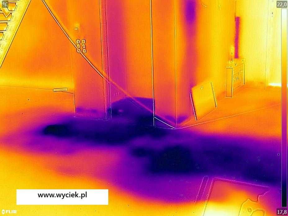 Wyciek z ogrzewania podłogowego. Katowice. Bezgotówkowo. Naprawa.