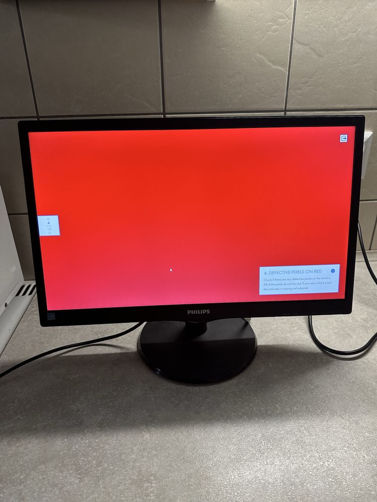 Monitor Philips 21.5” (54.6) LED sparwny