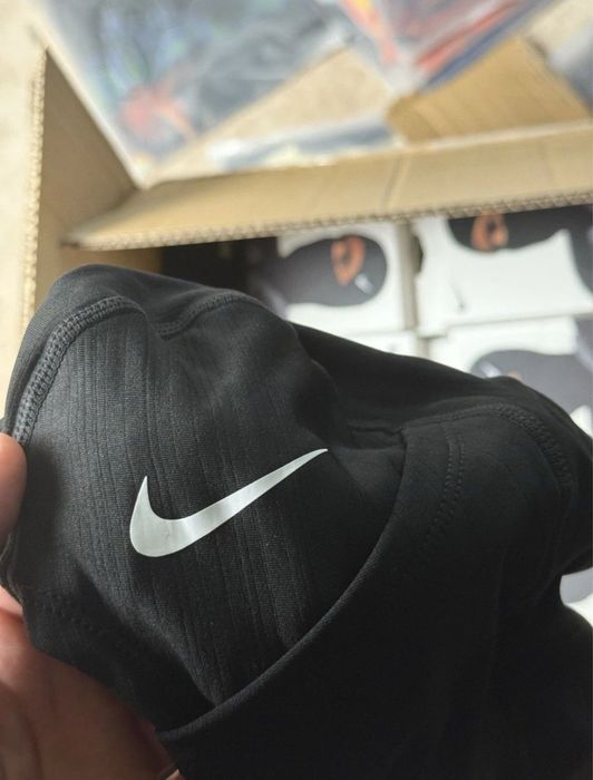 Оригінал Балаклава Nike Pro Hyperwarm Hood чорна, Маска Найк