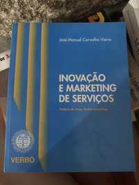 Livro Inovação e Marketing de Serviços de José Manuel Carvalho Vieira