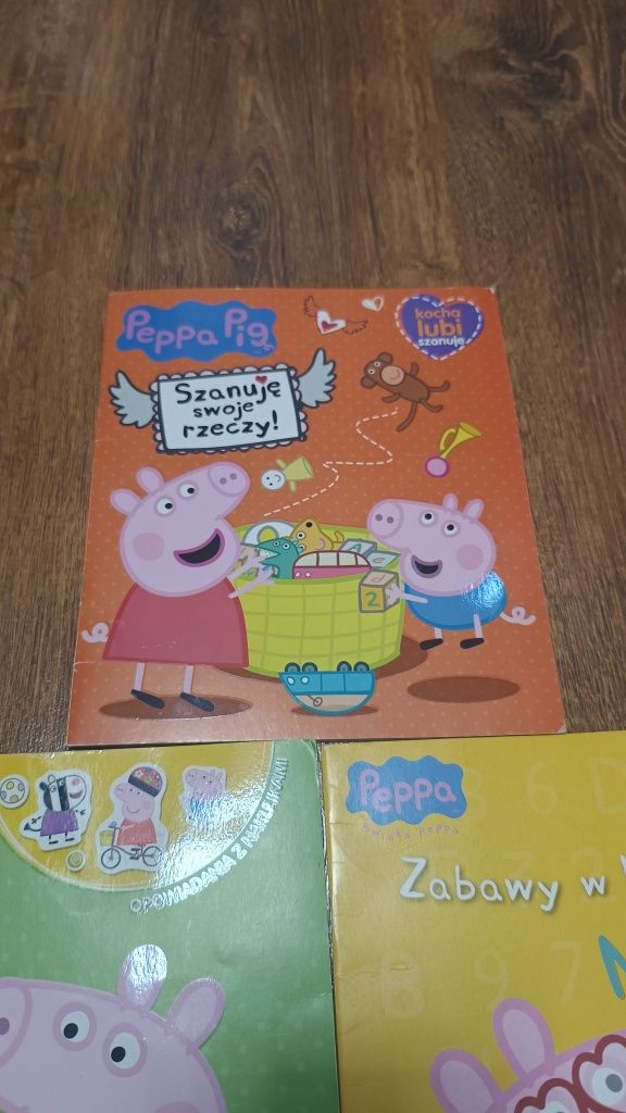 Zestaw książeczek dla dzieci Świnka Peppa 5 sztuk