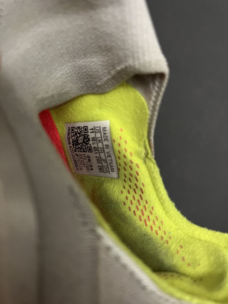 Бутси копи adidas Adizero F50+ FG Pure 45р