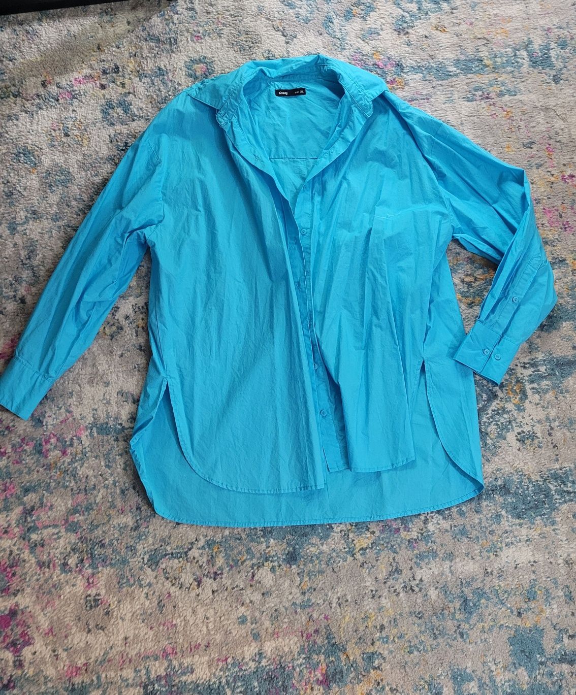 Niebieska koszula oversize