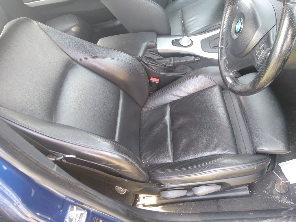 Fotele Wnętrze BMW E90 M-PAKIET GRZANE Komplet fotele kanapa boczki