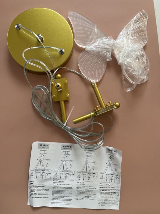 Nowoczesna lampa LED motyl na sufit – XinGoo