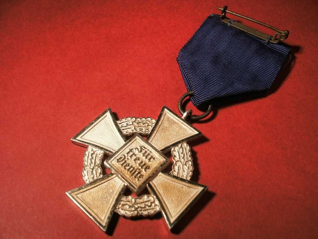 Medalha Faithful Service 25 years - 3º Reich - Alemanha - WW2