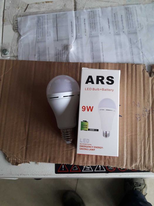 LED 3D лампы с акумулятором на 6 часов