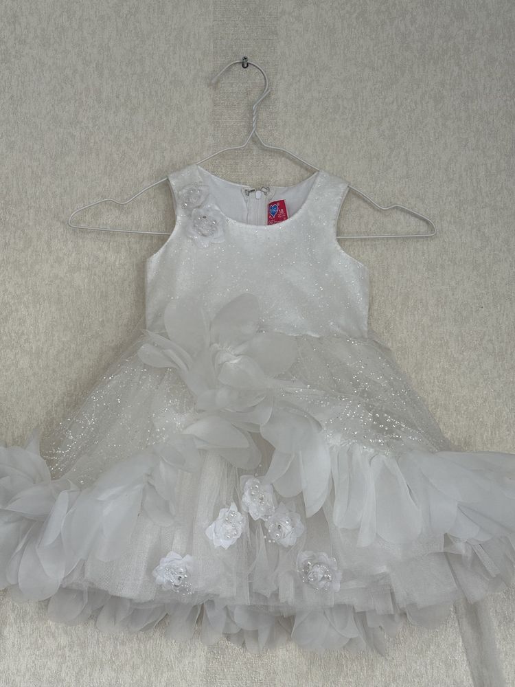 Платье праздничное шикарное на 1-2-3 года люкс 86-92-98 бальное сукня