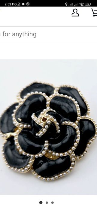 Брошка  квітка біжутерія