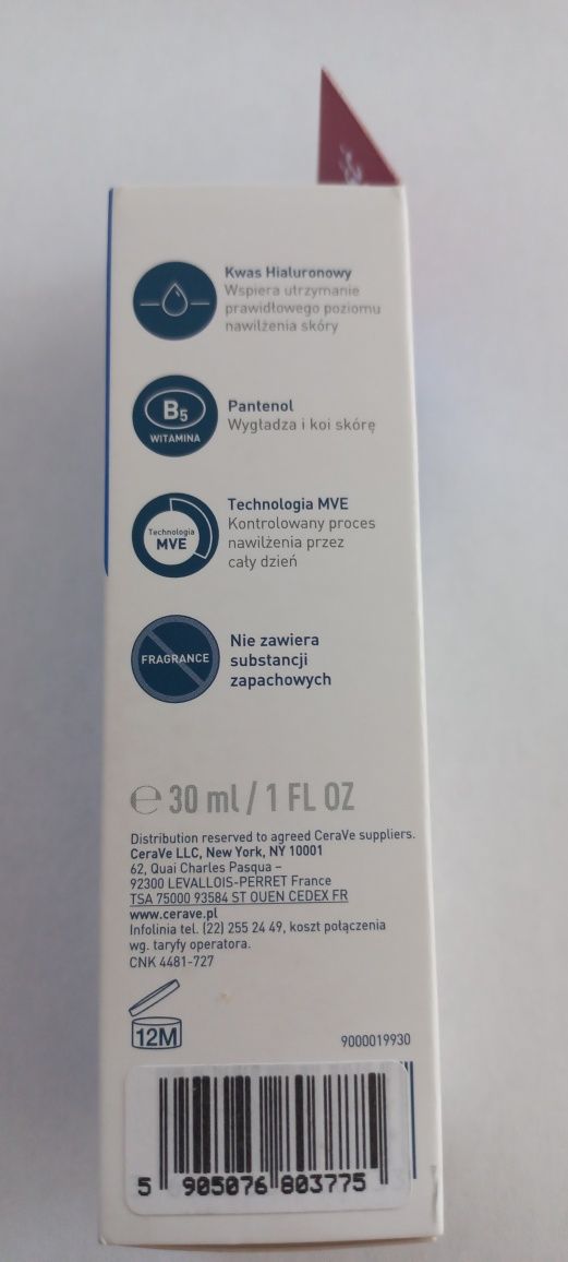 Cerave serum nawilżające z kwasem hialuronowym