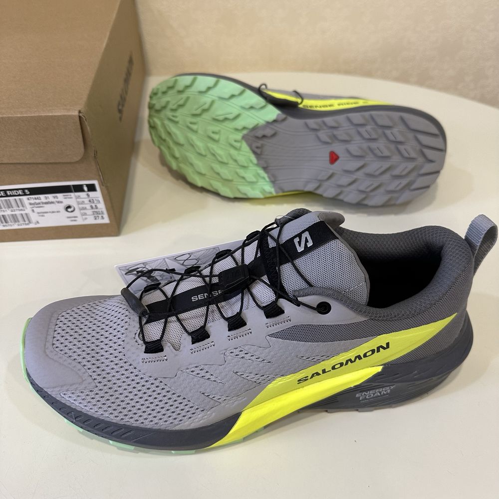 Salomon  Sense  Ride 5. Чоловічі кросівки. Оригінал. Р.43.1/3  - 48