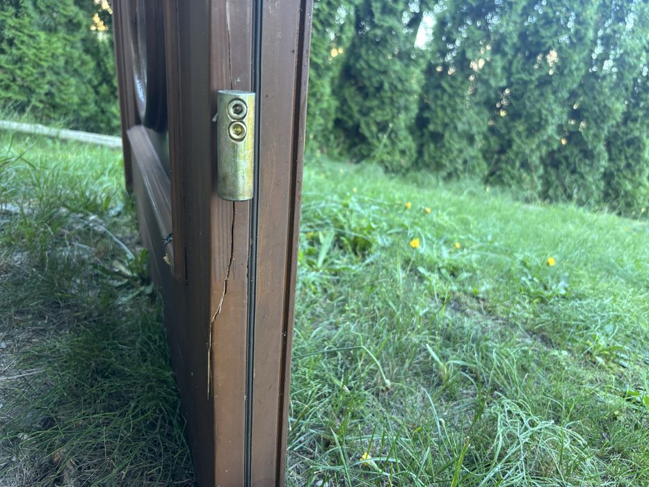 Drzwi zewnętrzne dwu skrzydłowe piękne