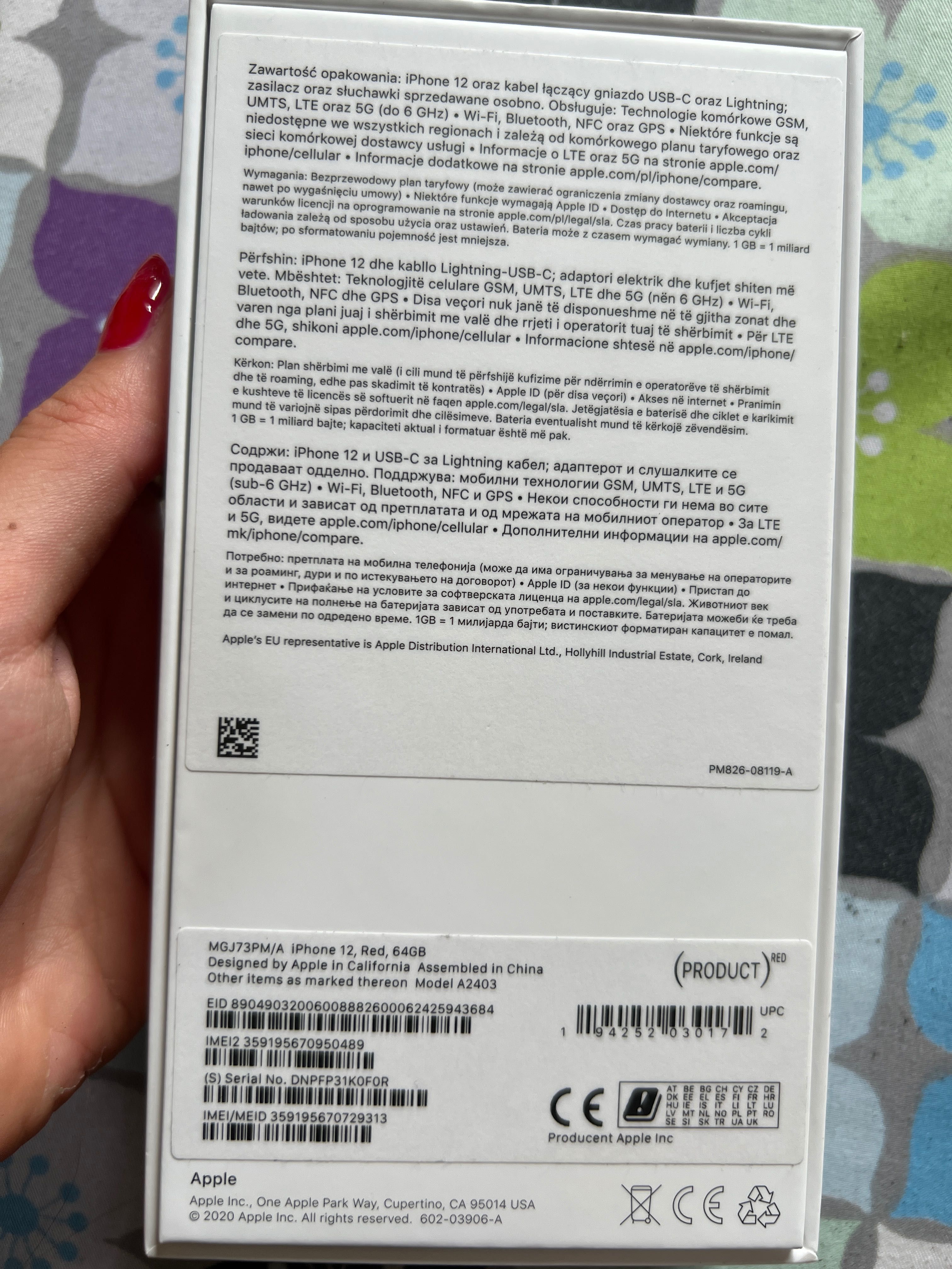 iPhone 12 64GB | Czerwony | Bardzo Dobry Stan