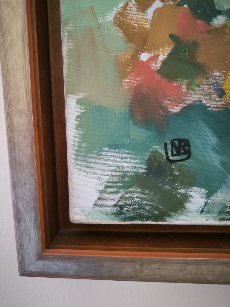 Quadro/Pintura Óleo sob tela Domenico Bascolo Natta