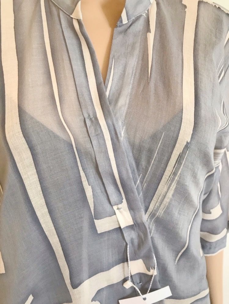 Kopertowa włoska bluzka bawełna plus size 50