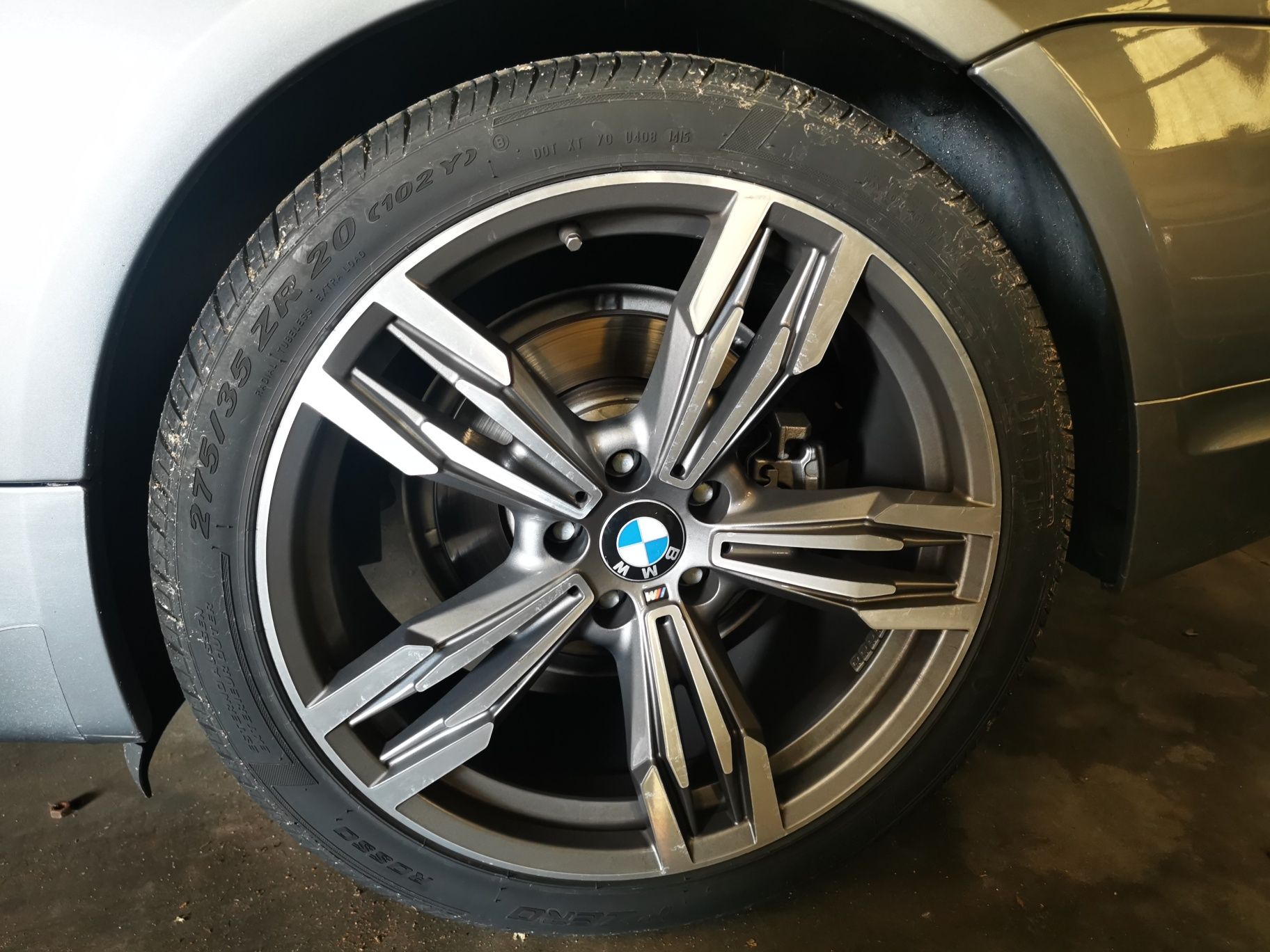 4 Jantes com pneus continental e pirelli   bmw 20 " 5x120