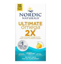 Nordic Naturals Ultimate Omega 2X омега-3 60 капсул