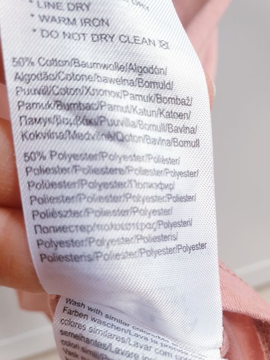 Rożowa koszulka t-shirt Vila S 36 38 oversize