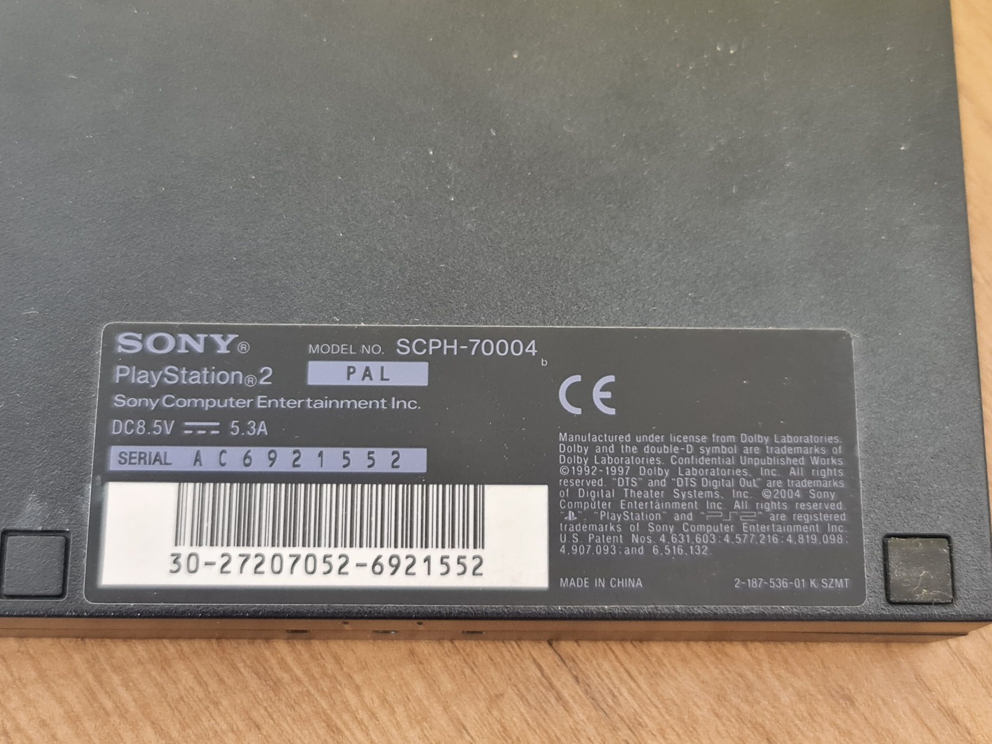 Ps2 konsola karton box Stan bdb