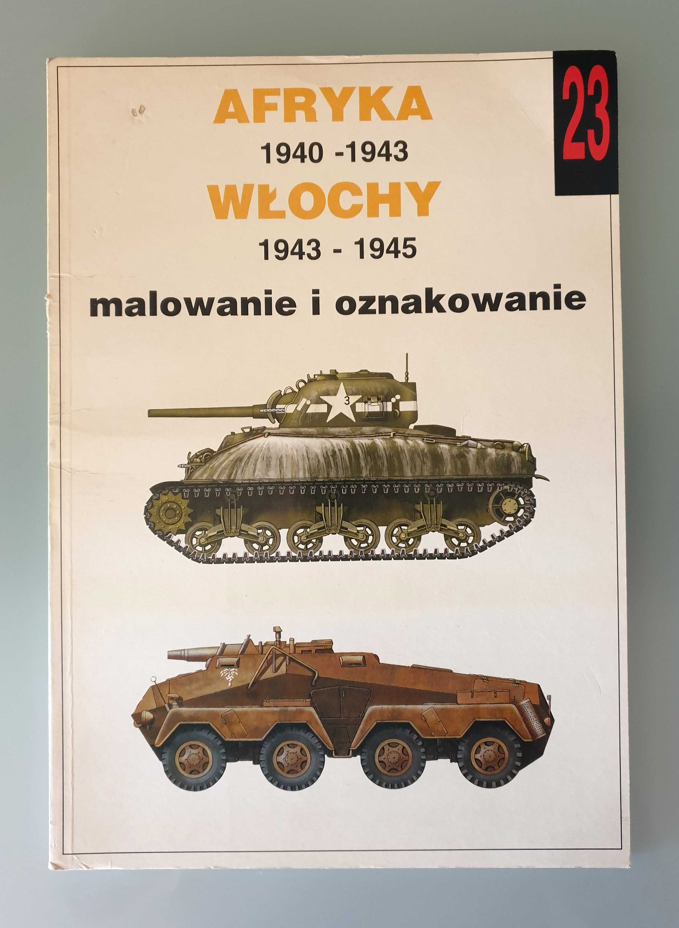 Militaria nr 23 - Afryka, Włochy malowanie i oznakowanie, Ledwoch