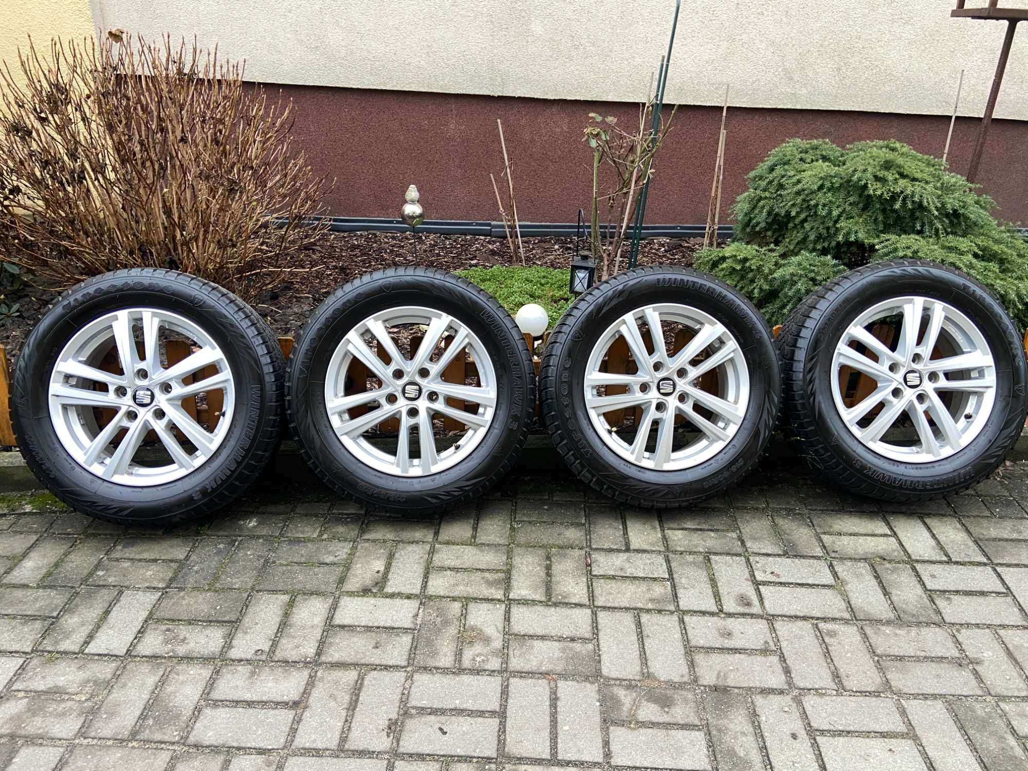 Koła ZIMA 215/60/16 Seat Ateca VW Tiguan Tarraco Kodiaq 5x112 16 cali