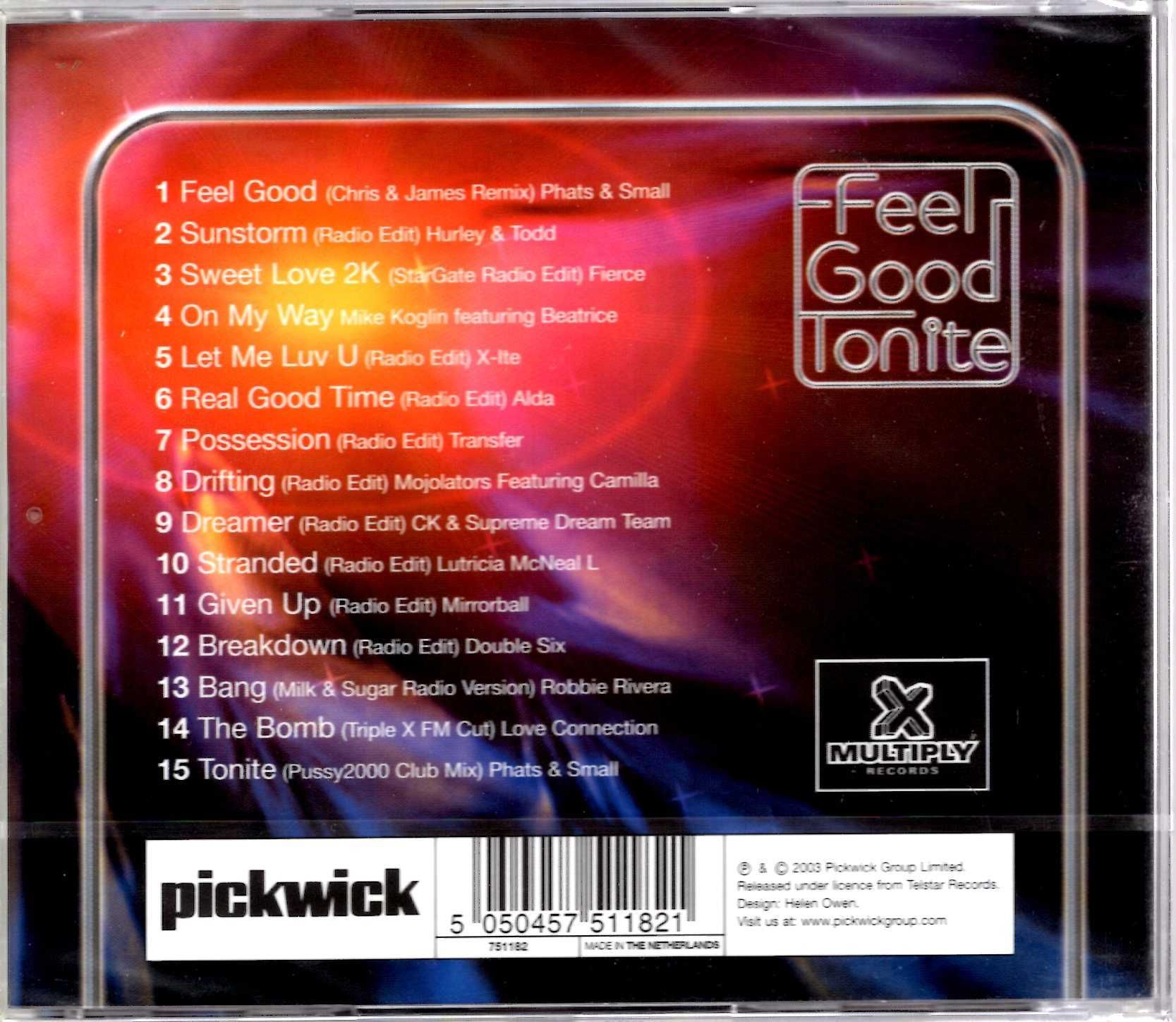 Feel Good Tonite (CD)