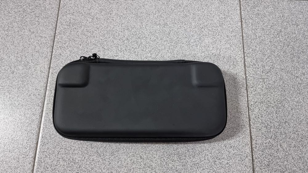 Bolsa + Capa Silicone Transparente + Película Vidro Nintendo Switch OL