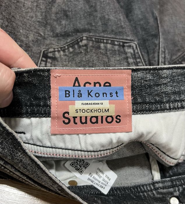 Джинси Acne Studios Melk Black Marble оригінал