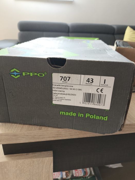 PPO Model 707 Trzewiki bezpieczne