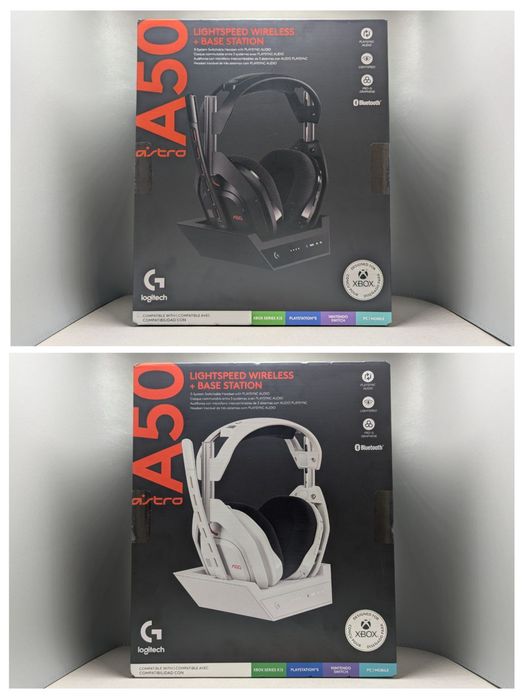 Флагманські навушники Logitech Astro A50 Gen 5 Lightspeed White