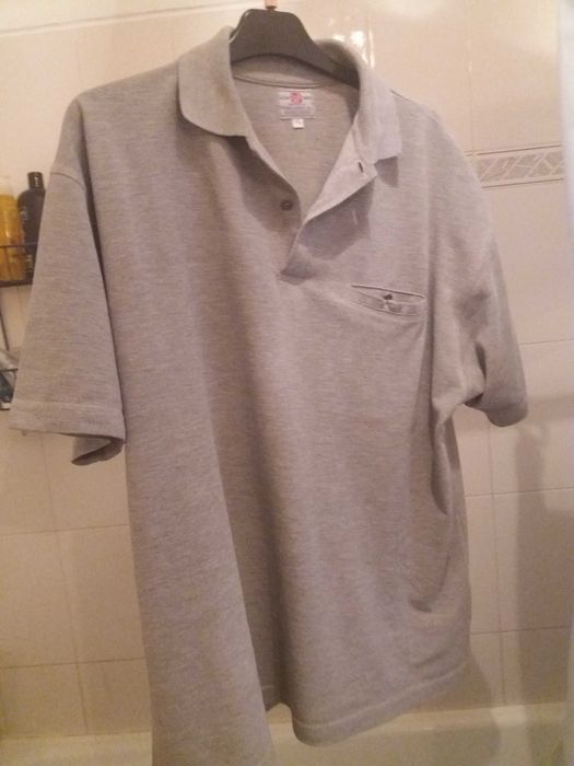 Polo cinzento - Homem