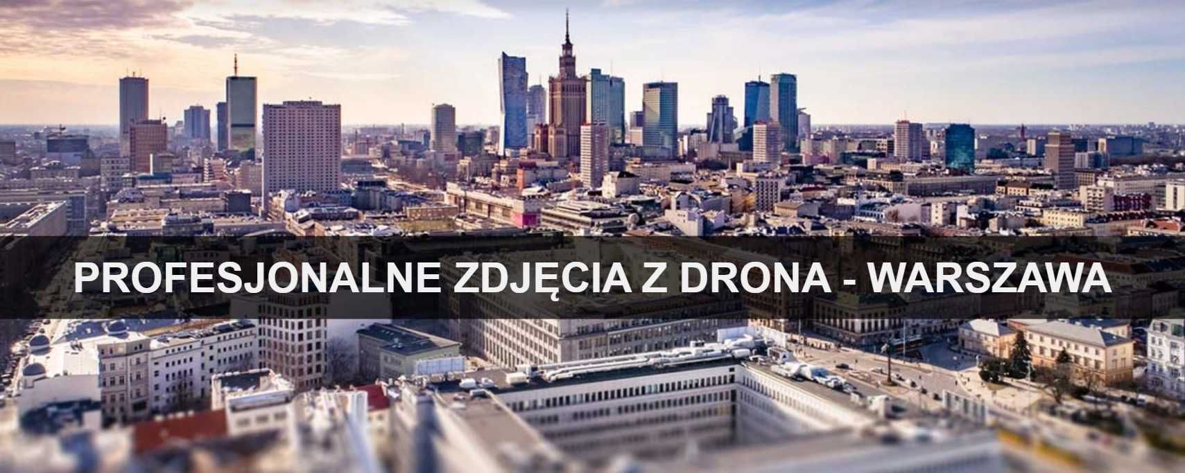 Zdjęcia z drona Warszawa - usługi dronem - filmy z drona