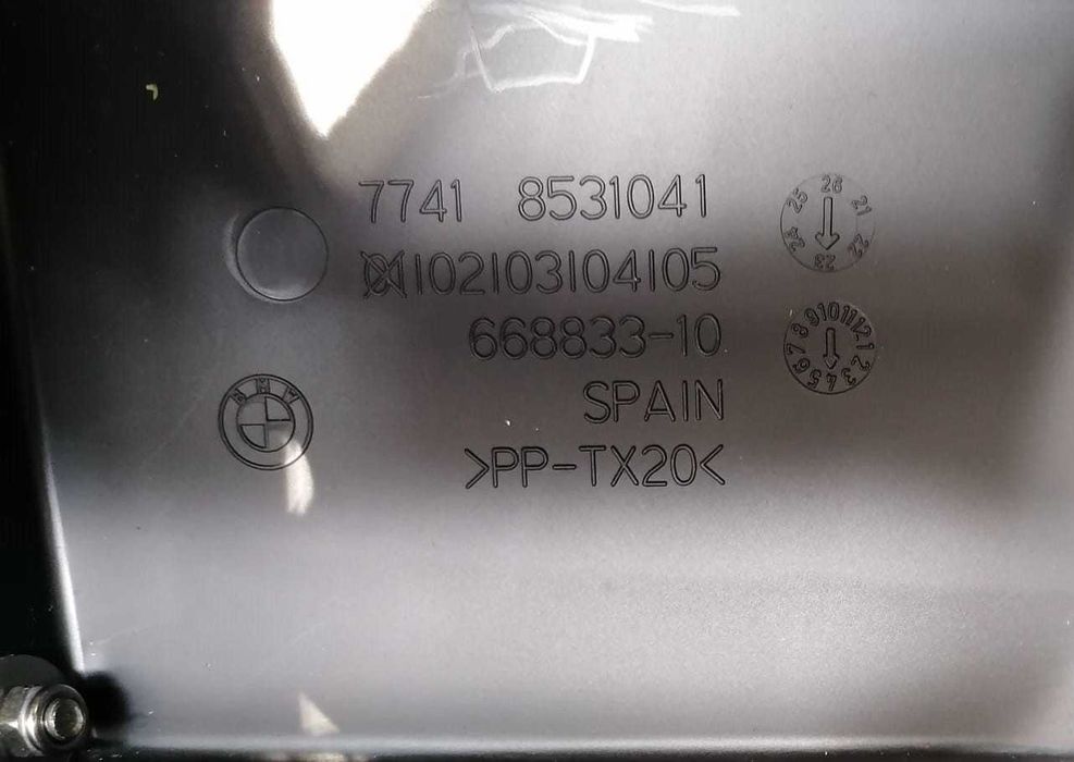 BMW K50 K51 Kufer aluminiowy lewy srebrny NOWY oryginalny K81 K82 GS