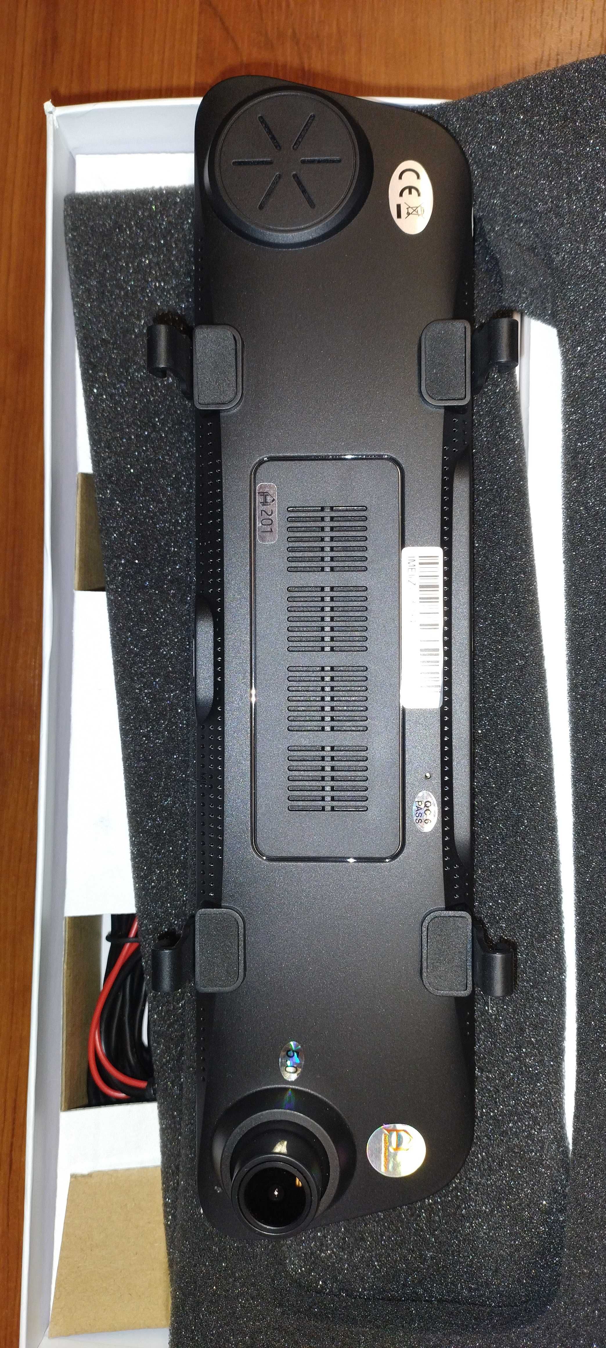 HD REAR-VIEW MIRROR RECORDER - Lusterko z kamerą przód+tył