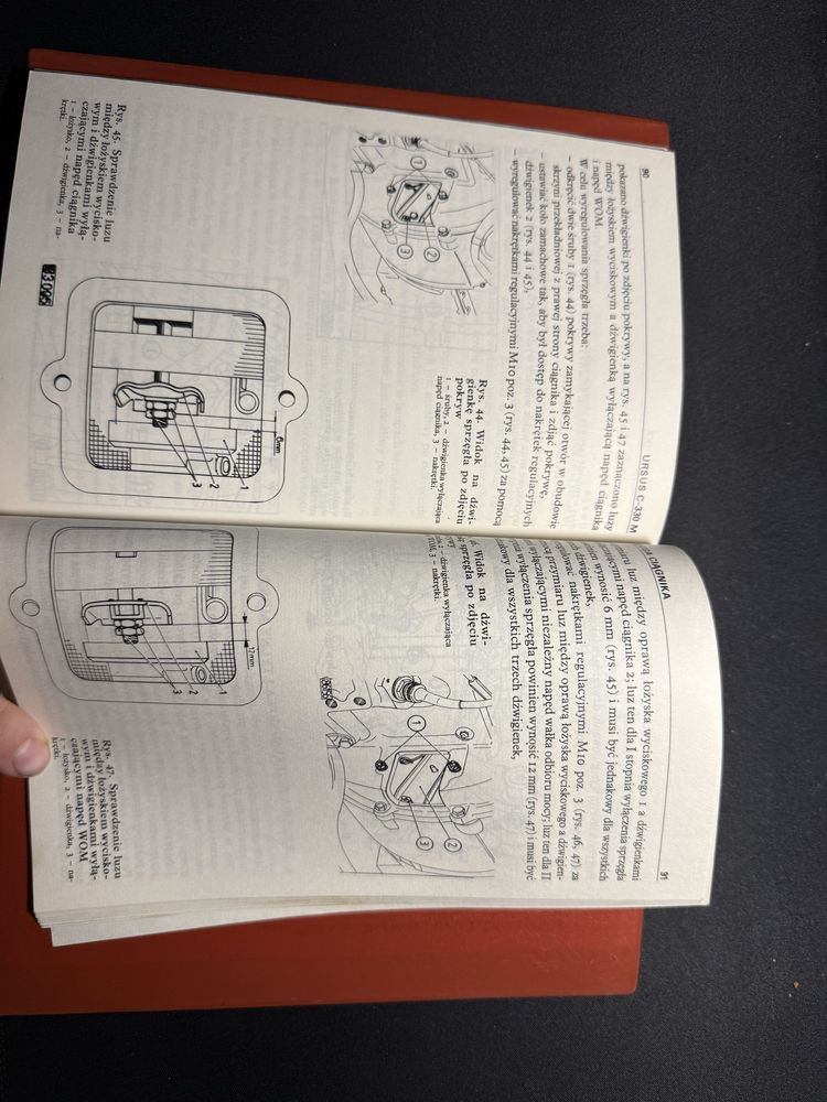 Instrukcja obsługi ciągnika Ursus C-330M oryginał 1989r