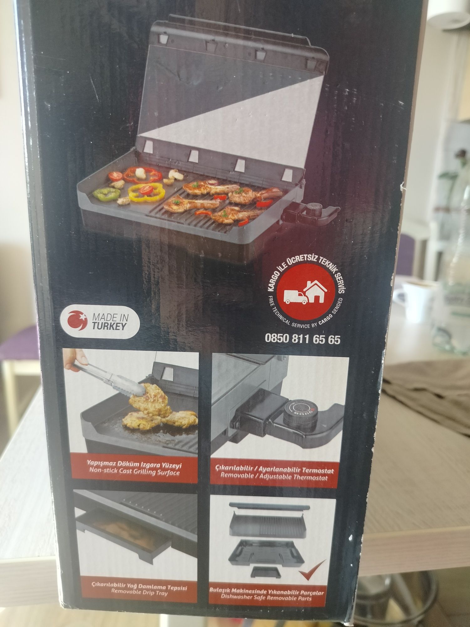 Grill elektryczny granit