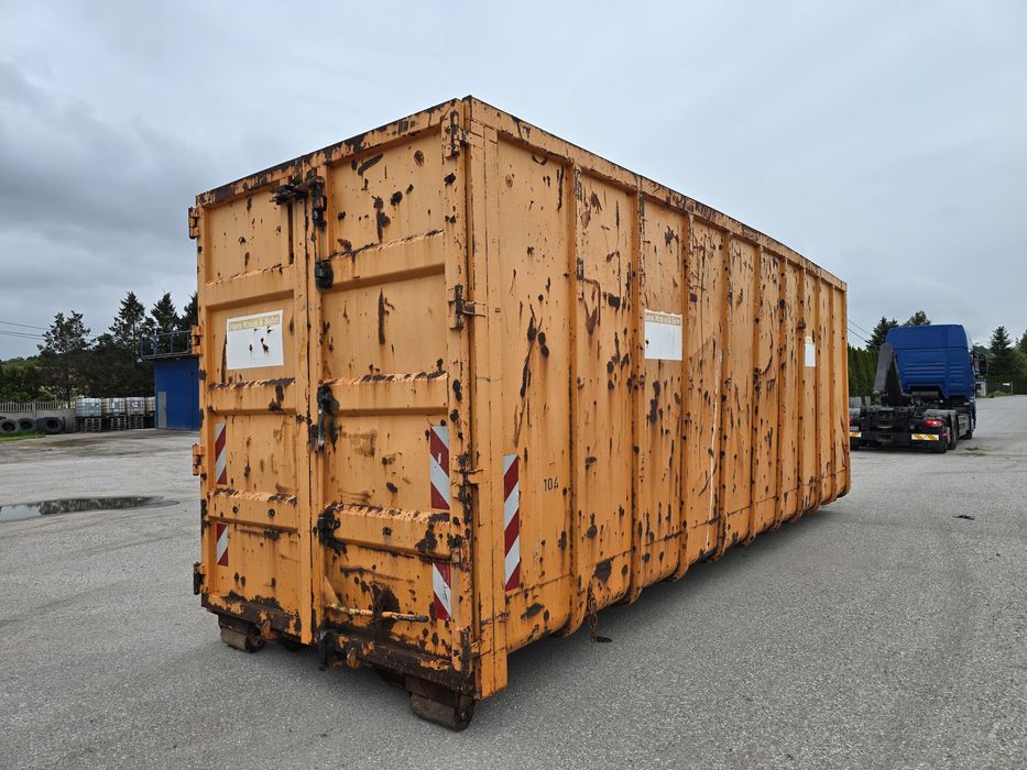 Kontener 54m3 stalowy 7,70m do hakowca trocin śmieci złomu makulatury